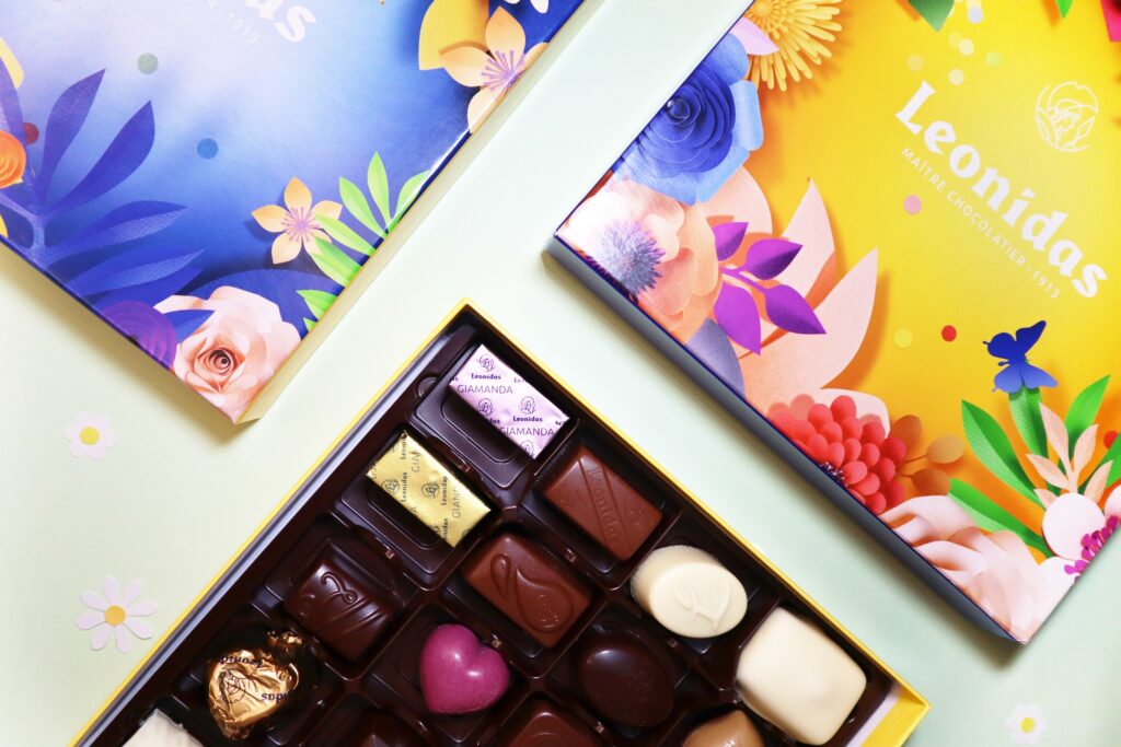 cadou de Sf. Marie - ciocolata Leonidas