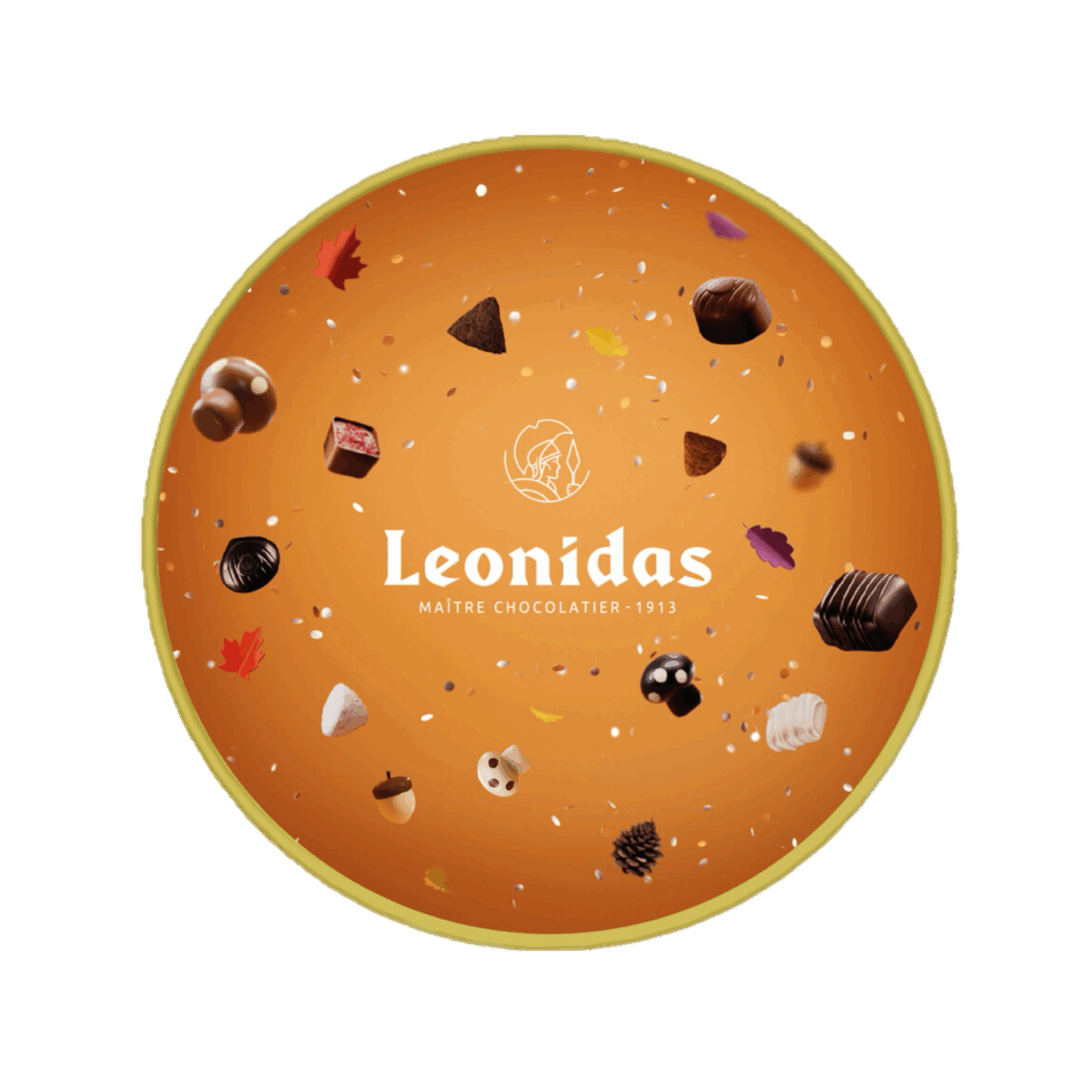 round autumn praline