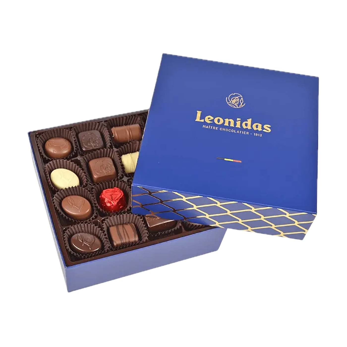 praline belgiene heritage blue