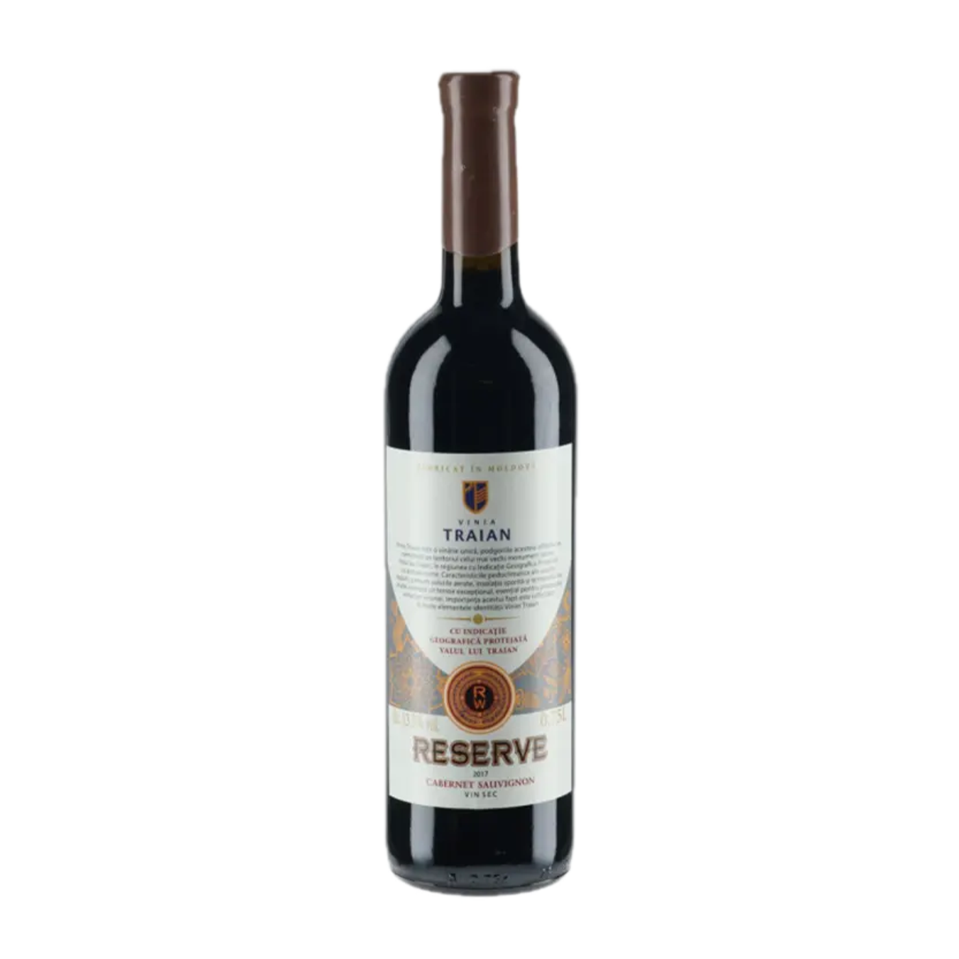 Vin rosu sec Cabernet Sauvignon RESERVE 0.75l - Vinia Traian - imagine 4