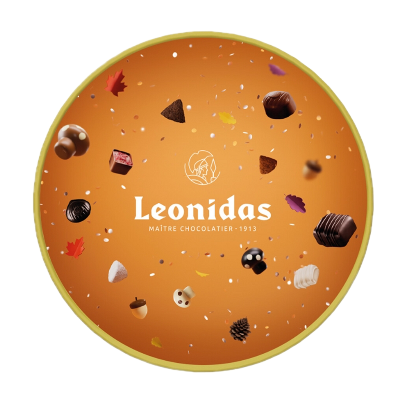 round autumn praline