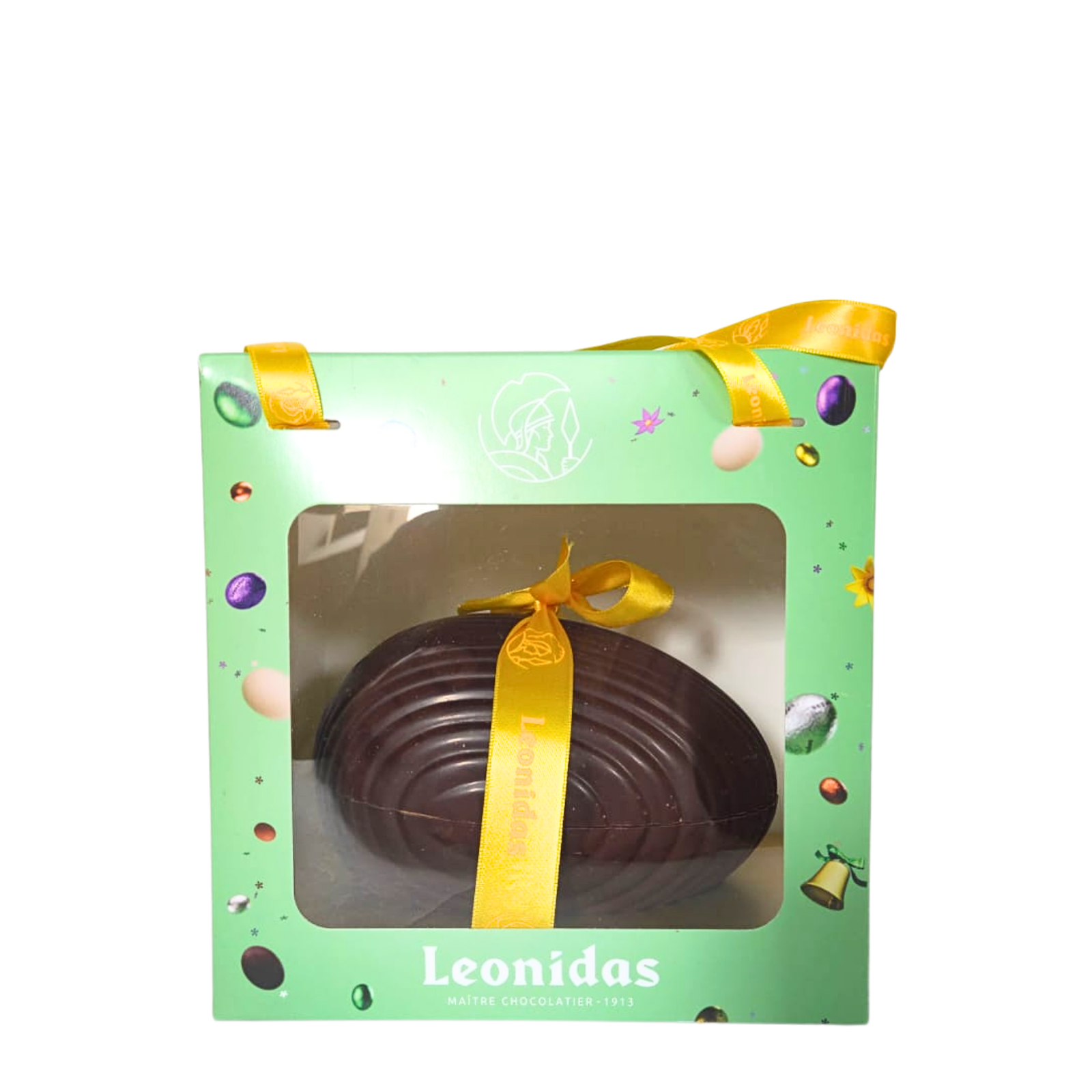 Ou din ciocolata neagra cu praline Leonidas 240g