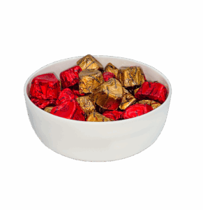 bol inimioare ciocolata