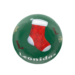 Christmas ball dark chocolate (pralina)