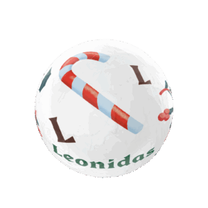 Christmas ball dark sparkling praliné (pralina)