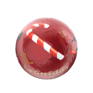 Christmas ball milk praliné Pop Sugar (pralina)