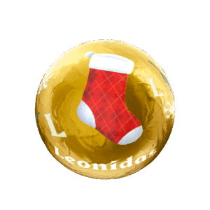 Christmas ball white meringue lemon (pralina)