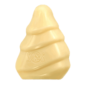 Christmas tree praline white ganache cranberries (pralina)