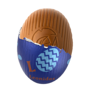 Mini Ou ciocolată cu lapte și biscuiți - Small Egg Biscuit Praline Milk