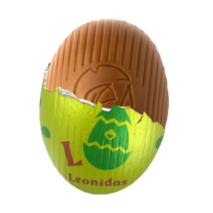 Mini Ou ciocolată cu lapte și pastă de alune de pădure - Small Egg Hazelnut Paste Milk