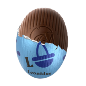 Mini Ou ciocolată pocnitoare neagră - Small Egg Sparkling Praliné Dark