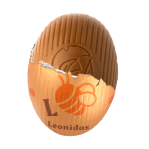 Mini Ou ciocolată cu lapte si ganache speculoos - Small Egg Speculoos Milk